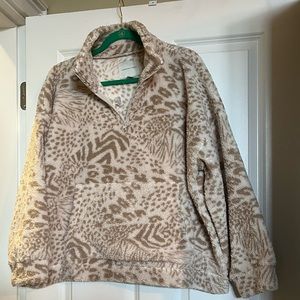 American Eagle Sherpa 1/2 Zip Size Large NWT’s